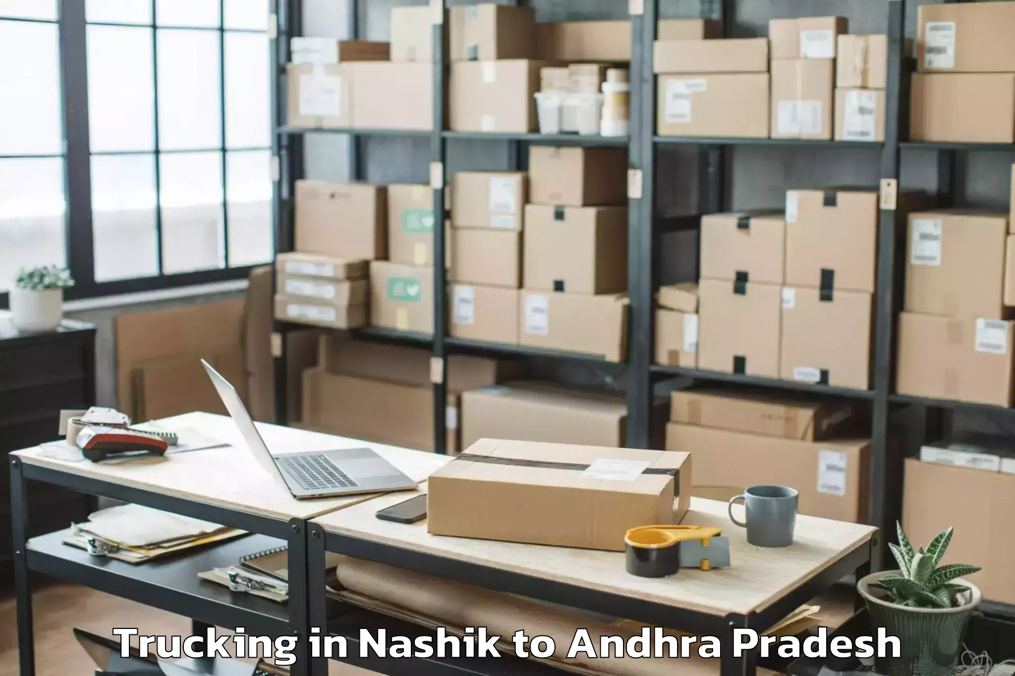 Easy Nashik to Kathipudi Trucking Booking